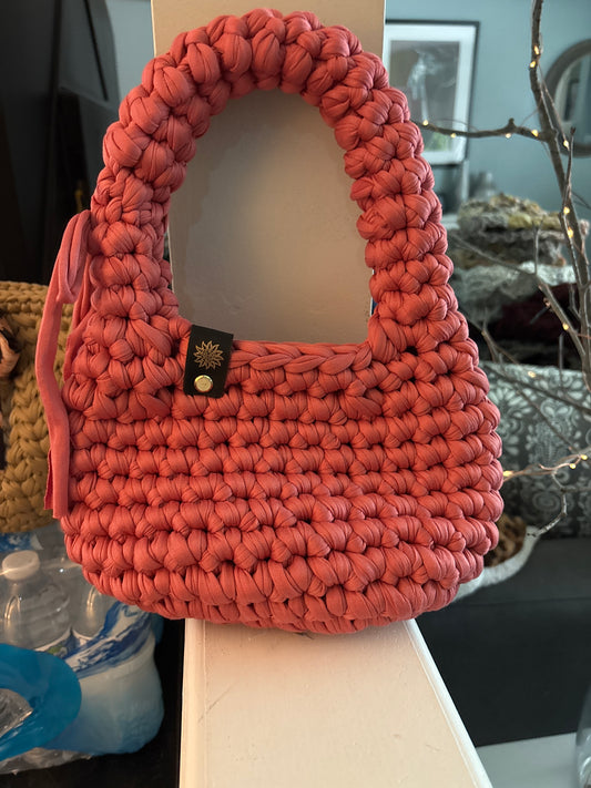 Soft Round handle purse